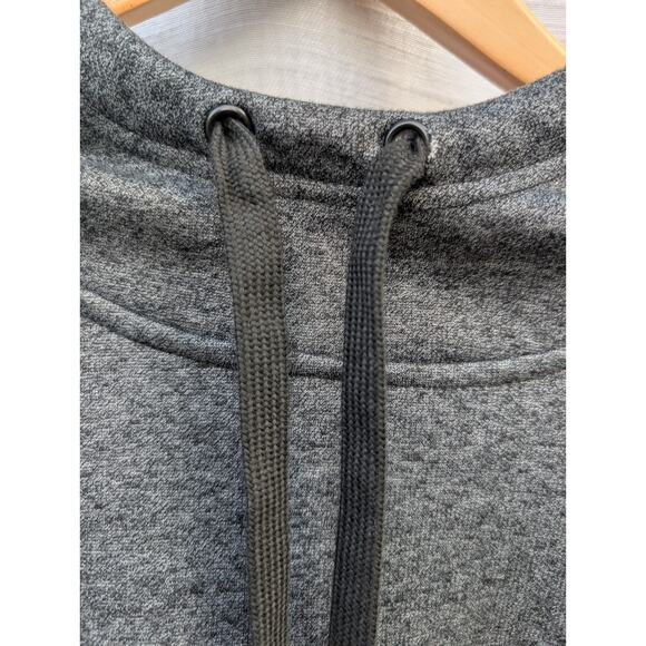 Hollywood The Jean People Mens Fleece Lined Funnel Neck Hoodie Sz M Charcoal - Picture 6 of 9